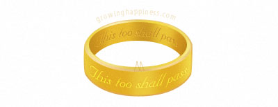 This Too Shall Pass Ring